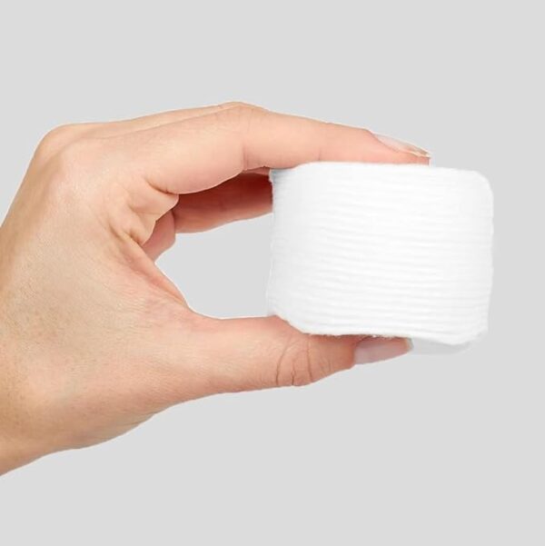 Amazon Basics Hypoallergenic 100% Cotton Rounds, 100 Count - Image 3