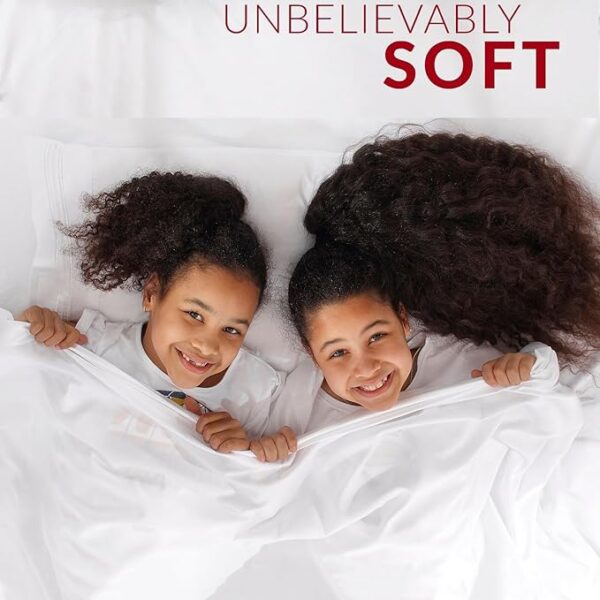 Mellanni Twin Sheets Set - 3 PC Iconic Collection Bedding - Hotel Luxury, - Image 2