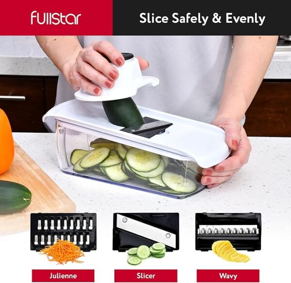 Fullstar Vegetable Chopper - Food Chopper - Onion Chopper - Vegetable Slicer & Spiralizer - Veggie Chopper - Image 3