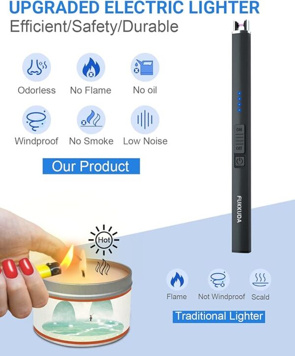 Electric Candle Lighter Rechargeable Lighters - Image 2