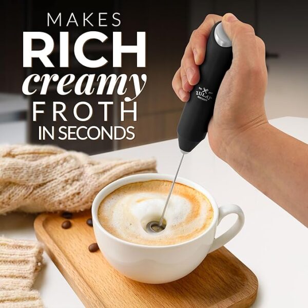 Zulay Kitchen Powerful Milk Frother Wand - - Image 2